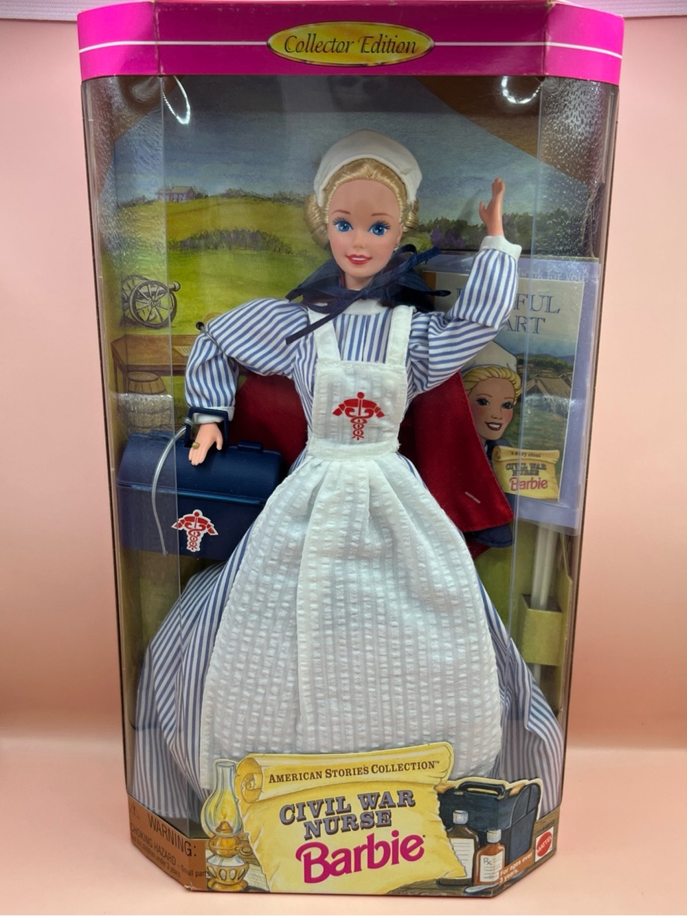 1995 Mattel Civil War Nurse Barbie American Stories Collection Doll 14612 NRFB